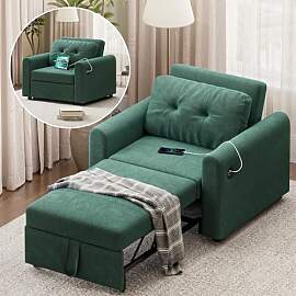 Luxstein Schlafsofa 190×84cm mit USB &