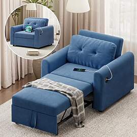 Luxstein Schlafsofa 190×84cm mit USB &