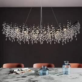 Luxus Schwarz Kristall Kronleuchter Kristall