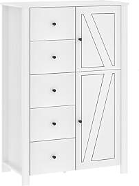 LVB 5 Schubladenkommode für Schlafzimmer, 117cm
