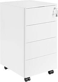 LVSTEEL Rollcontainer mit Schubladen, Mobiler