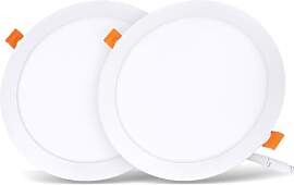 LVWIT 2x 25W Ultraslim LED Einbauleuchten, ersetzt 