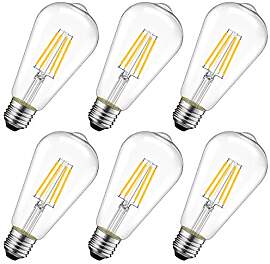 LVWIT 7.5W LED Glühbirne E27 Warmweiß erstezt