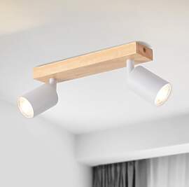 LVWIT Deckenleuchte LED 2 Flammig, Modern