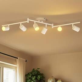 LVWIT LED Deckenstrahler 6 Flammig Weiß
