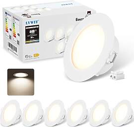 LVWIT LED Einbaustrahler 230V, 4W Flach