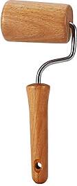 Lwuey Klein Teigroller Holz mit Griff –