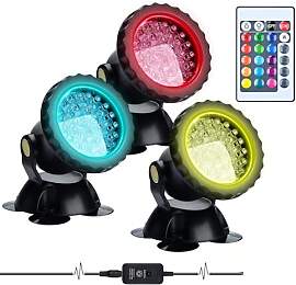 Lychee LED Lighting Gartenteich Lampe RGB Aquarium 
