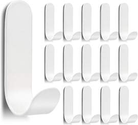 LYCXAMES 15 Stück Klebehaken, Haken