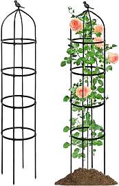 LYFETC Obelisk Rankhilfe Metall 175cm, 32cm