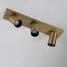 Lynn 3 Deckenstrahler Messing