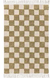 Lytte Kinderteppich Caro Grün 80x120 cm - Teppich 