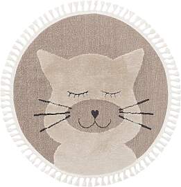 Lytte Kinderteppich Momo Beige ø 120 cm - Teppich 