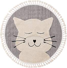 Lytte Kinderteppich Momo Grau ø 120 cm - Teppich