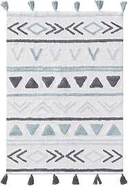 Lytte Waschbarer Kinderteppich Levi Blau 80x120 cm 