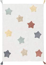 Lytte Waschbarer Kinderteppich Stars Multicolor