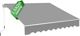LZQ Aluminium Markise 2,5 x 2 m Balkonmarkise