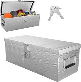 LZQ Aluminium Transportbox mit Deckel, 600x260x200 