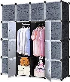 LZQ Kleiderschrank Mehrzweckschrank DIY