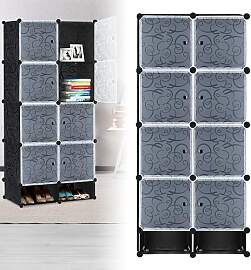 LZQ Kleiderschrank Mehrzweckschrank DIY