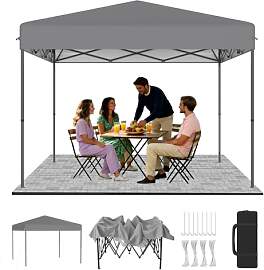LZQ Premium Pop-Up Pavillon 3×3 m mit One-Touch