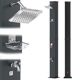 LZQ Solardusche 40L Gartendusche Solar mit