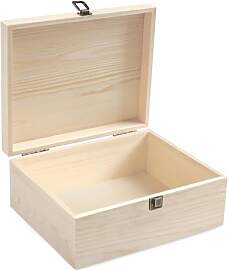 LZYDKH Naturholz Aufbewahrungsbox Holz mit