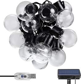 Maclean MCE424 Solar-Lichterkette für den Garten, 