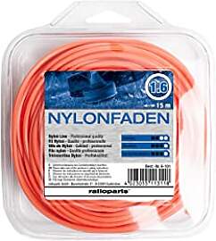 Mähfaden Copolymer 1,6mm 15m Trimmerfaden rund