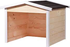 Mähroboter-Garage DOBAR, beige (natur), B:68cm