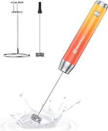 MaestriHouse wiederaufladbarer Milchaufschäumer,