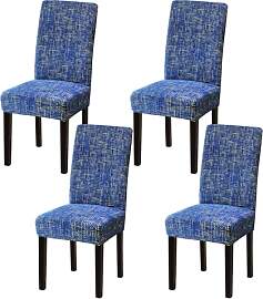 mafudoxi Stuhlhussen 4er Set, Stretch Abnehmbare