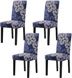 mafudoxi Stuhlhussen 4er Set, Stretch Abnehmbare