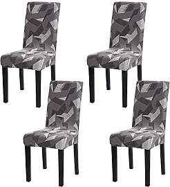 mafudoxi Stuhlhussen 4er Set, Stretch Abnehmbare