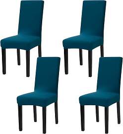 mafudoxi Stuhlhussen 4er Set, Stretch Abnehmbare
