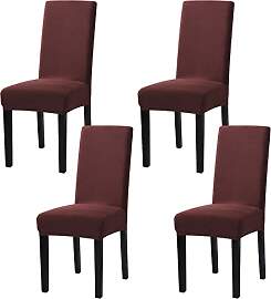 mafudoxi Stuhlhussen 4er Set, Stretch Abnehmbare
