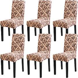 mafudoxi Stuhlhussen 6er Set, Stretch Abnehmbare