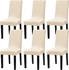 mafudoxi Stuhlhussen 6er Set, Stretch Abnehmbare