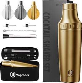 Magcheer Cocktail Shaker Set mit Integrierter