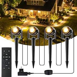 MAGGIFT Gartenbeleuchtung LED, 17 m 24 V Dimmbarer 