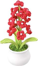 Magicherry Handgefertigte Häkelblumen, gestrickt, 