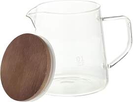 MAGICLULU Kaffeekanne aus Glas 300ml mit
