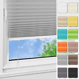 Magiea Plissee ohne Bohren Klemmfix B65 x H200 cm