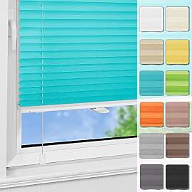 Magiea Plissee ohne Bohren Klemmfix B70 x H110 cm
