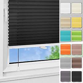 Magiea Plissee ohne Bohren Klemmfix B70 x H130 cm