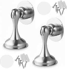 Magnetischer Türstopper Edelstahl – 2 Stück,
