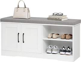 MAHANCRIS Schuhbank mit gepolstertem Sitz,
