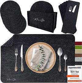 MAHEWA® 6er Set Premium Tischset Platzset aus
