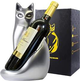 MAIHOM Tisch-Weinregal Elegante Katzengestalt,