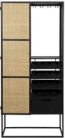 Maison En Vogue Barschrank Metall schwarz,